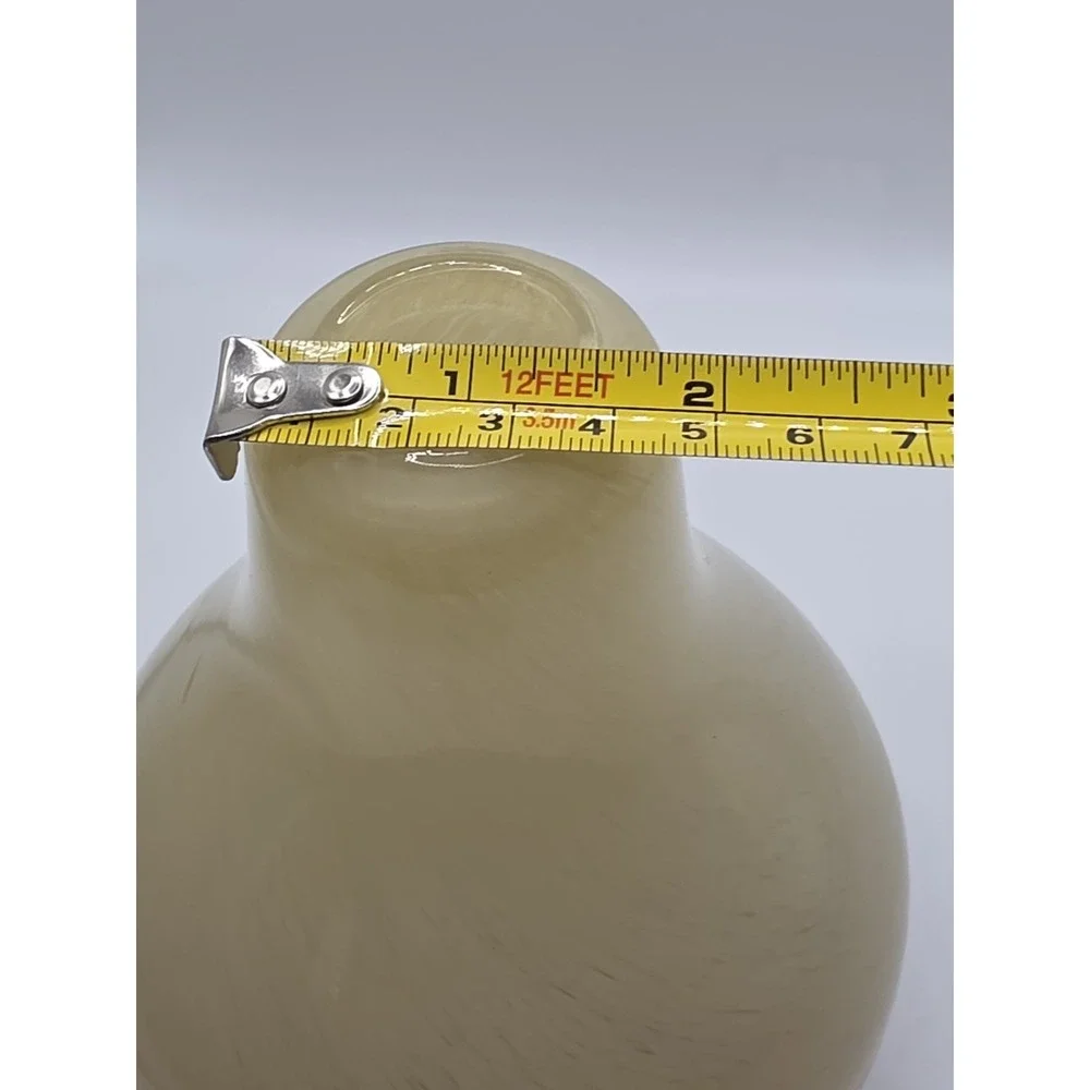Vintage Hand Blown Art Glass Vase Browns